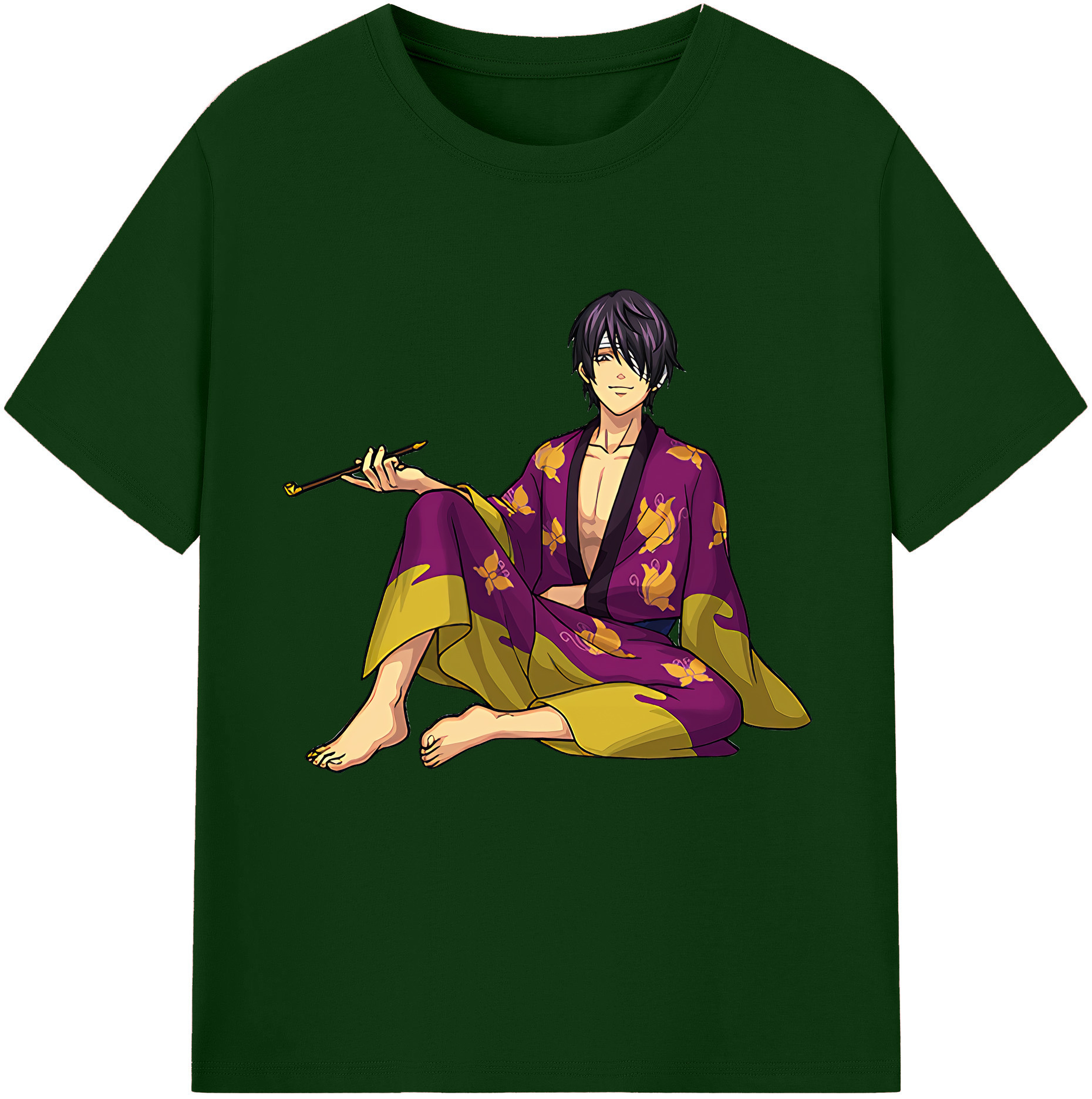（画像用） ぎんたま 坂田銀時（さかたぎんとき） 神楽 志村新八（しむら しんぱち） GINTAMA Sakata Gintoki Kagura Shimura Shinpachi 綿100％半袖Tシャツ（フロントプリント）